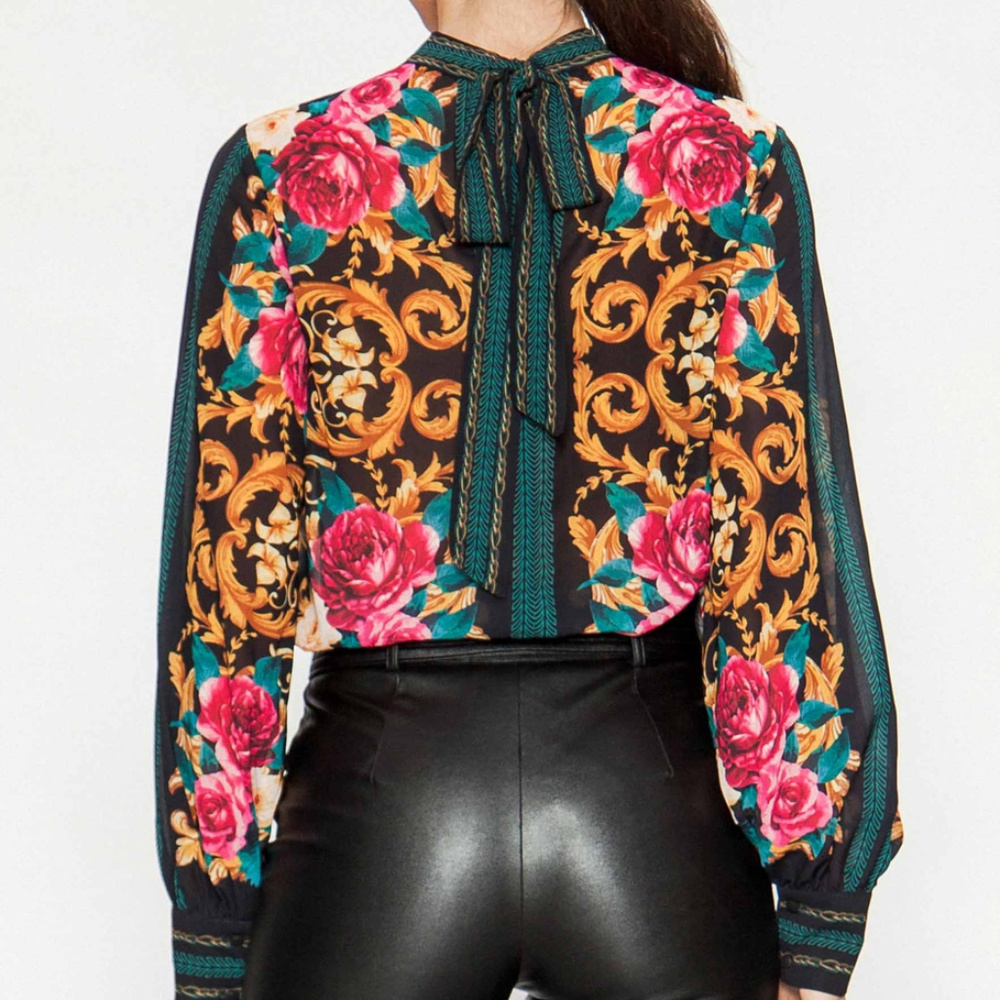 Jealous Tomato Floral Bodysuit Last 1 Size Small - Picture 3 of 5